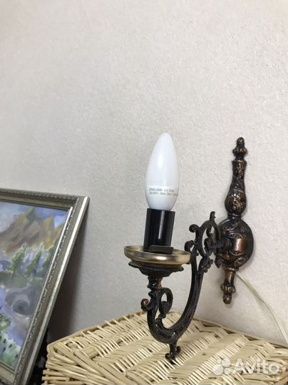 Винтажный настенный светильник бра