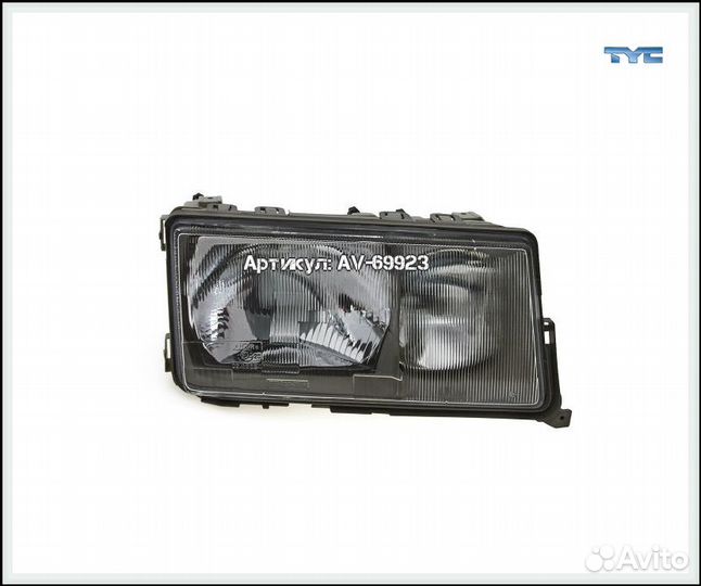 Фара правая под корректор mercedes W201 1983