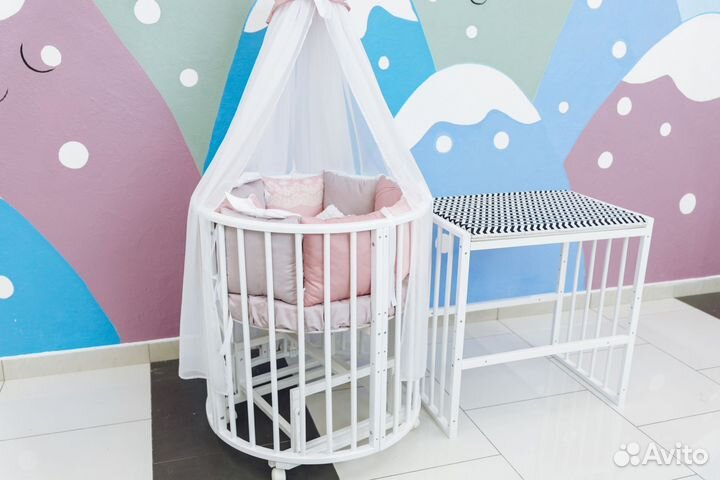 Детская кроватка трансформер 8 в 1