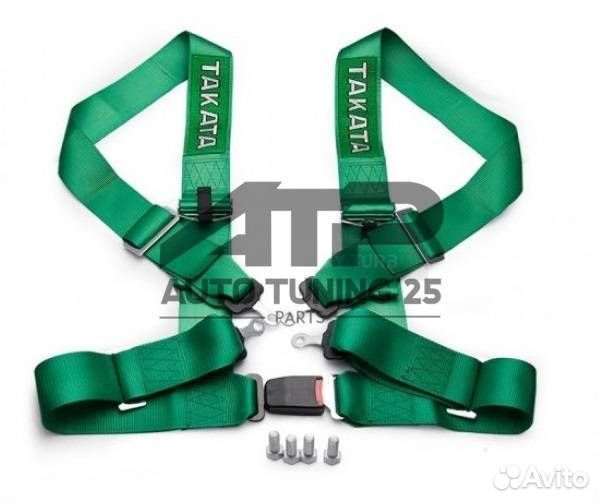 Ремни безопасности - takata drift II 76мм 4 точки