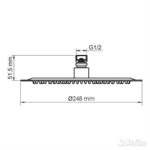 Душевая система wasserkraft Neckar SET2818 золото