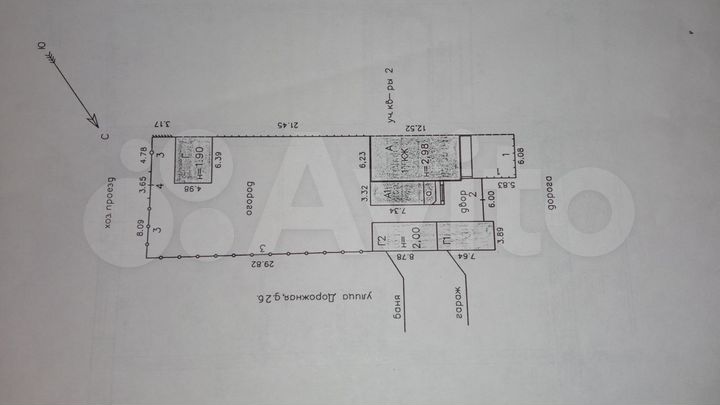 Коттедж 93 м² на участке 7,5 сот.