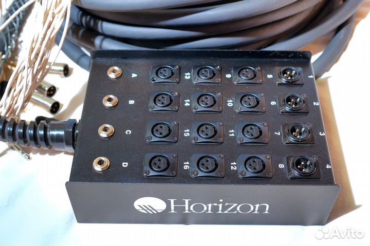 Horizon S16х4-50 Мультикор (коса) 15 м. 20 каналов