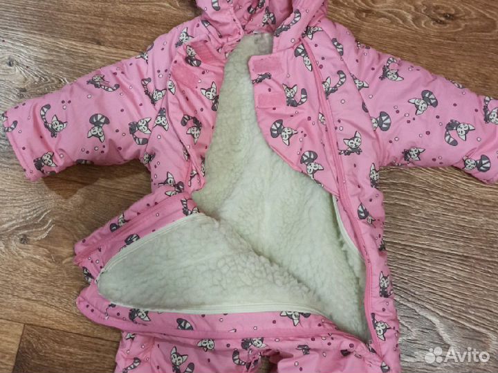 Зимний комбинезон для девочки (74)