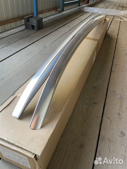 Рейлинги на крышу Mazda CX-5 серебро 2012+