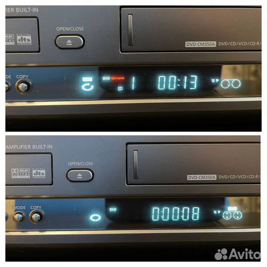 DVD S-VHS Ресивер 6Head Tuner Amplifier Samsung