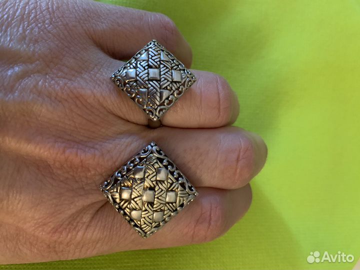 Кольцо Италия Серебро 925 проба Подвеска Кулон