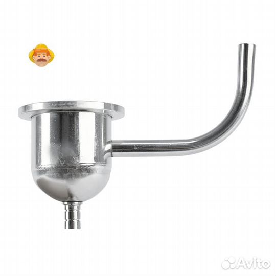 Воронка сливная к колонне на 1,5 дюйма сферическая