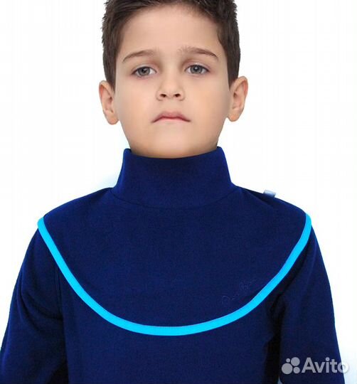 Шарф-манишка флисовая на 3-6 лет б/у, в отличном