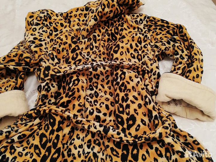 Халат велюрово - махровый. Натуральный 100