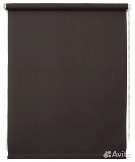 Рулонные шторы Шантунг шоколад 85 см