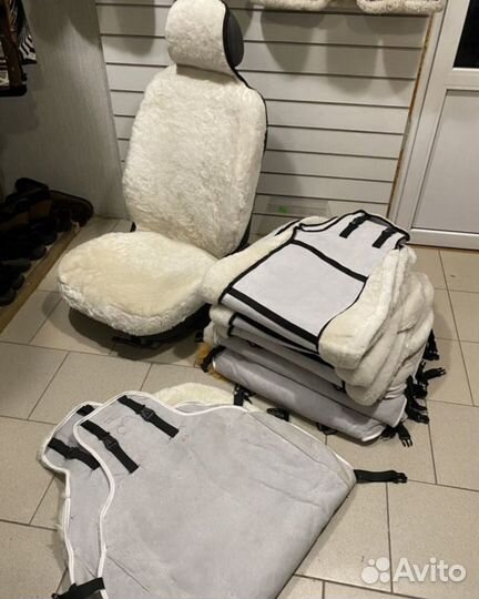 Чехлы накидки меховые овчина