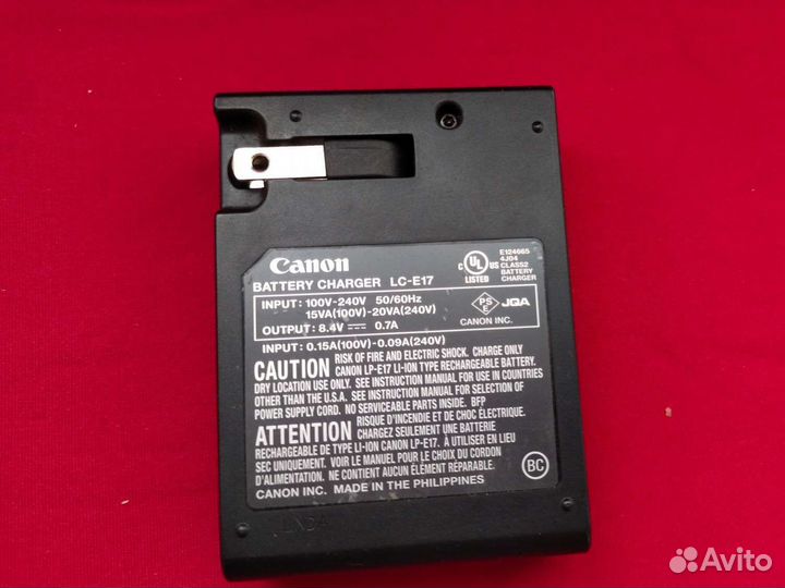 Зарядное устройство для фотоаппарата canon