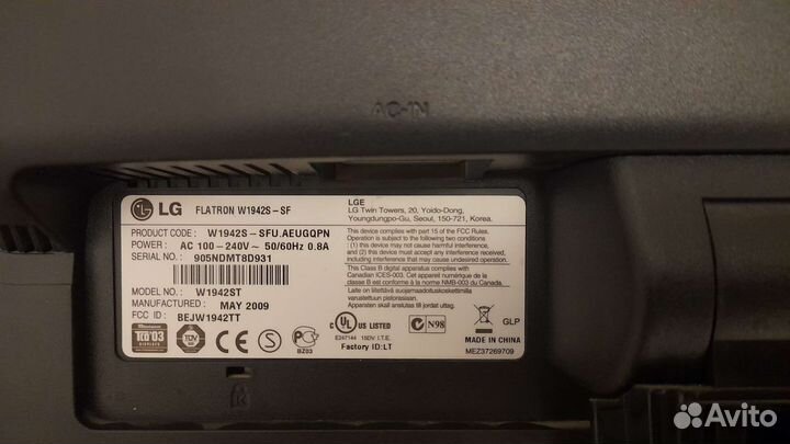 Монитор для компьютера LG