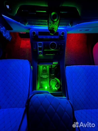 Установка контурная подсветка салона