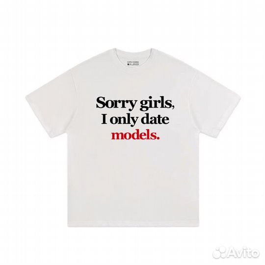 Футболка sorry girls