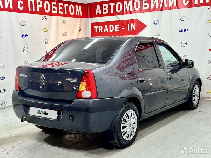 Renault Logan 1.4 МТ, 2008, 187 502 км