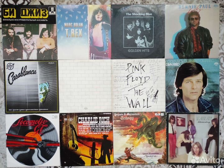 Набор 40 шт Pink Floyd Schocking Blue Beatles