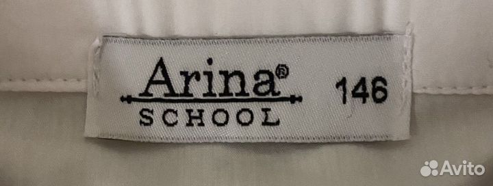 Блузка с жабо с длинным рукавом