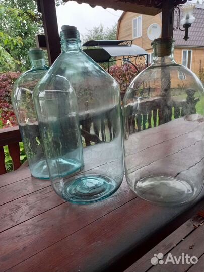 Бутылка стеклянная 20 литров