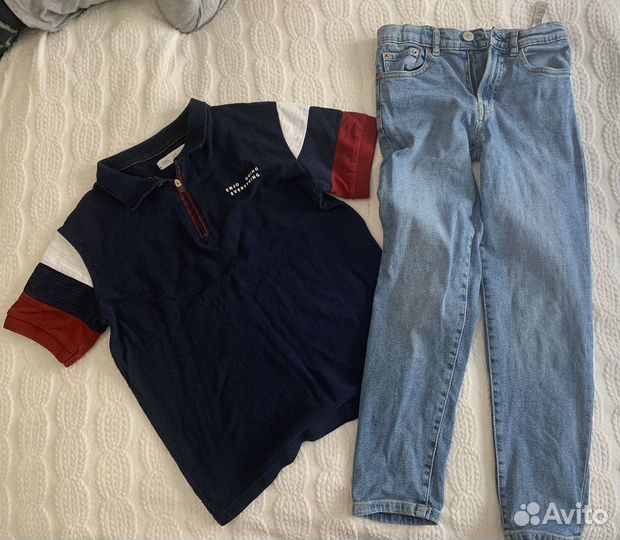 Джинсы и футболка Zara