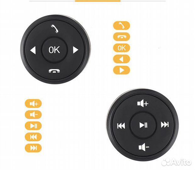 Кнопки беспроводные на руль для магнитолы