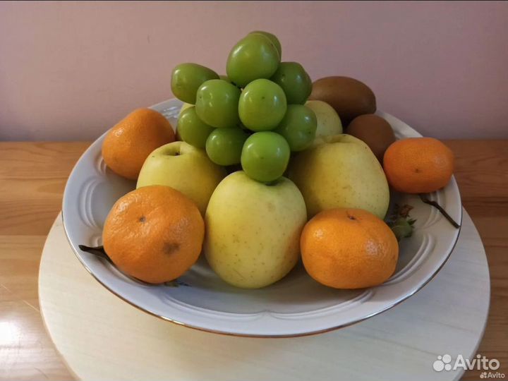 Блюдо большое фарфор Гдр Kahla винтаж