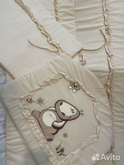Комплект постельного белья в детскую кроватку