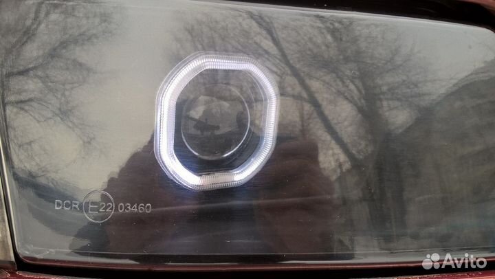 Стекла фар Audi a4 b5 дорест гладкие, пара