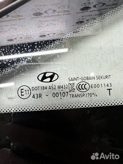 Форточка задняя Hyundai sonata 7LF