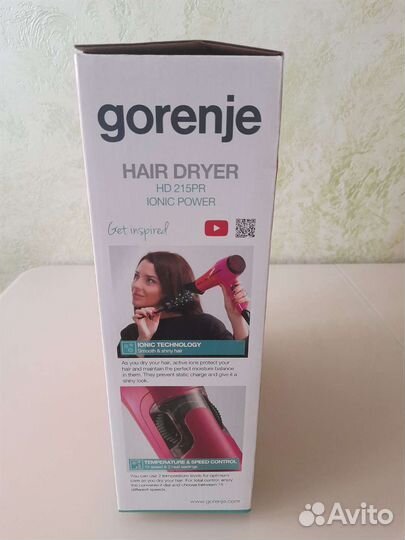 Фен Gorenje hd215pr, новый