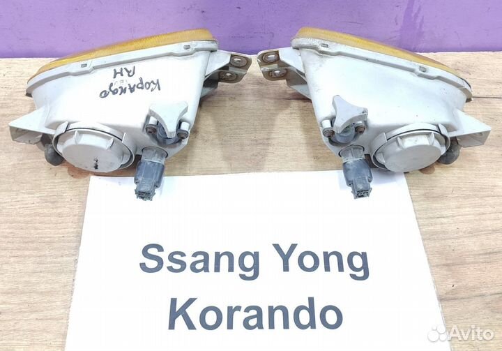 Фара противотуманная SsangYong Korando, 2004г