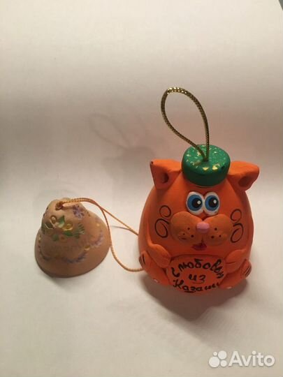 Колокольчики и фигурки из глины