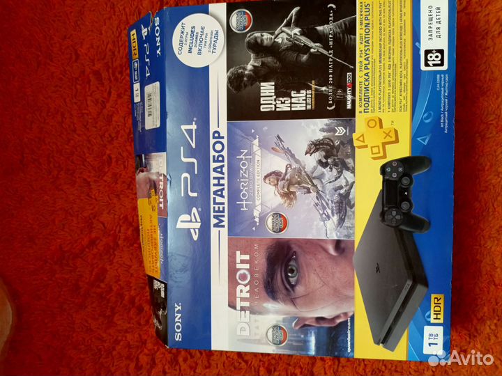 Sony playstation 4 PS4 1tb с играми