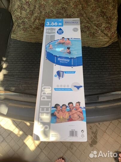 Каркасный бассейн BestWay Steel Pro 366 на 76