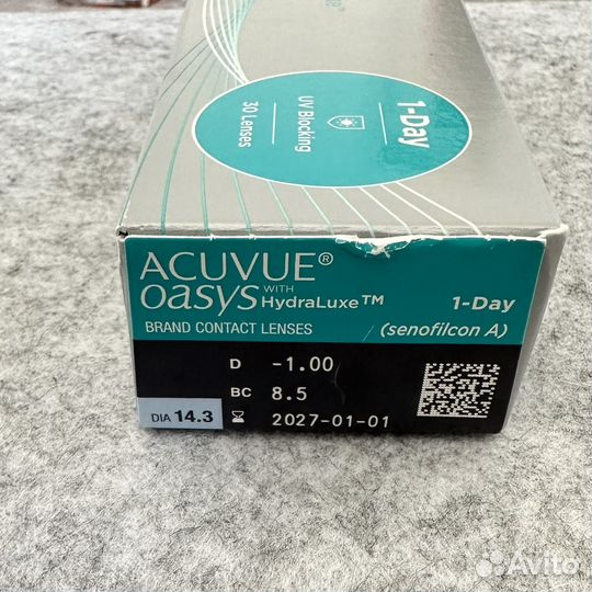Линзы 1-Day Acuvue Oasys HydraLuxe