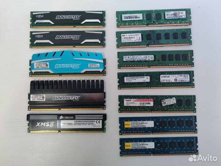 Оперативная память ddr3 2gb, 4gb, 8gb