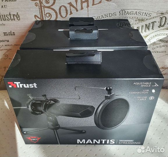 Нoвыe Микрофон Trust GXT 232 Mantis black Игровой
