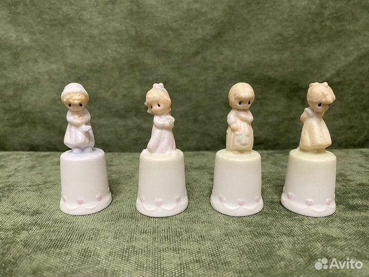 Набор фарфоровых напёрстков «Precious moments»