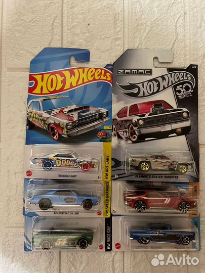 Hot wheels машинки разных лет