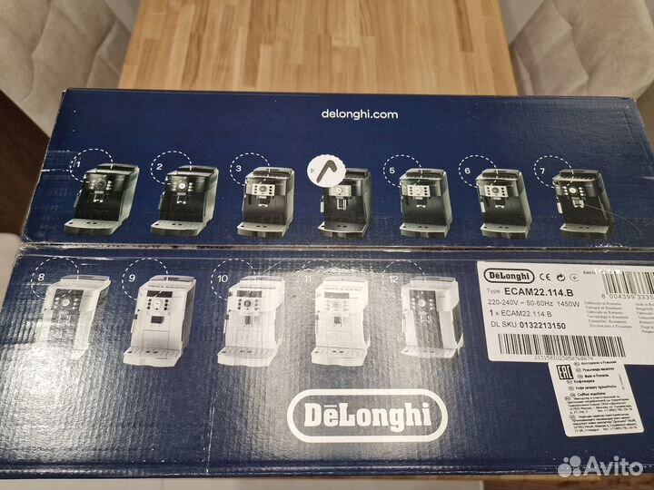 Кофемашина Delonghi ecam 22.114