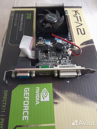 Видеокарта Nvidia geforce 210 kfa2 1gb