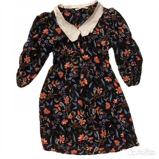 Платье zara в цветочек