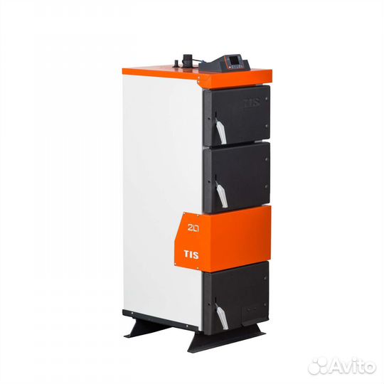 Котел твердотопливный полуавтоматический Plus TiS