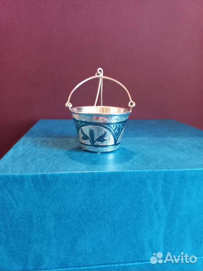 Серебряное ситечко для чайника