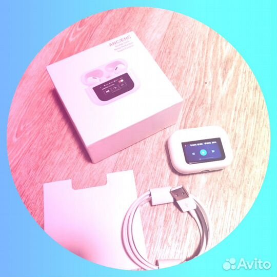 Беспроводные наушники с экраном Apods