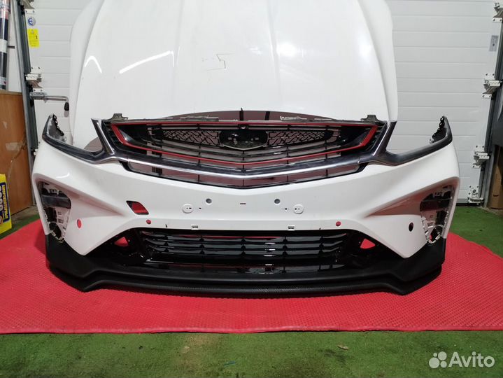 Geely coolray передняя часть мордокомплект