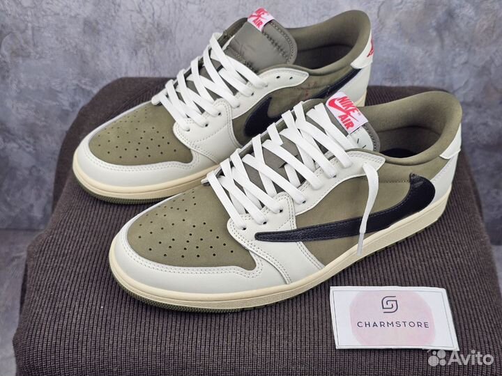 Travis Scott x Air Jordan 1 Retro Medium Olive