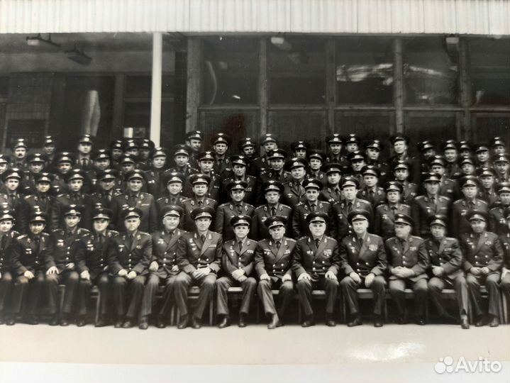 Групповое фото высшие офицеры ввс пво 1978 год. Ге