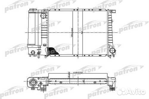 Радиатор охлаждения BMW 3-Series E36